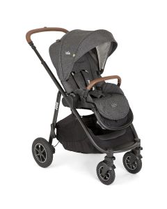  Seat Fabric (Inc. 5pt buckle & harness) - Versatrax Trio - Shell Grey